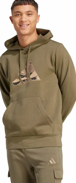 ADIDAS camo 3b hood m- Genser·Hettegensere