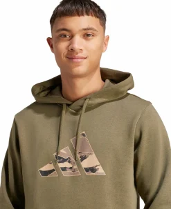 ADIDAS camo 3b hood m- Genser·Hettegensere