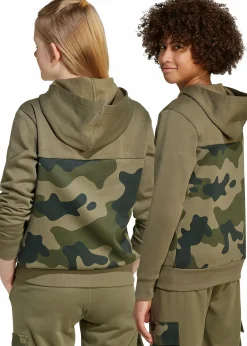 ADIDAS camo fl hood jr- Genser·Hettegensere