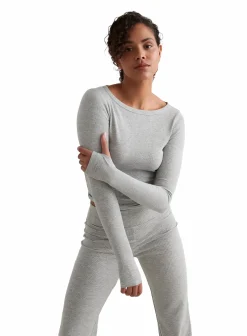 AIM´N ease ribbed long sleeve top- Genser·Treningsgensere