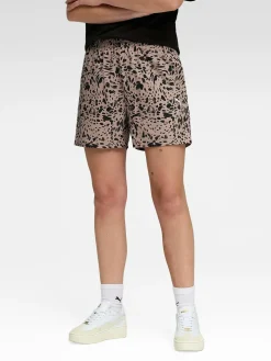 PUMA ess graphic animal high-rise aop woven shorts 4- Shorts·Fritidsshorts