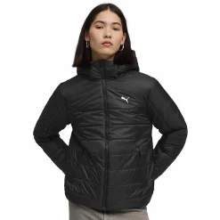 PUMA ess hooded padded jacket w- Jakker·Lettvektsjakker