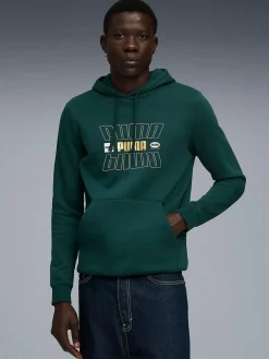PUMA ess logo lab holiday hoodie m- Genser·Hettegensere
