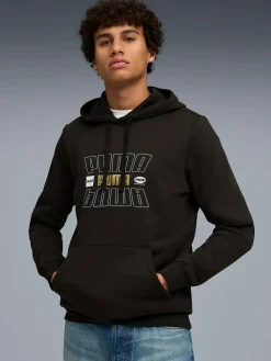 PUMA ess logo lab holiday hoodie m- Genser·Hettegensere
