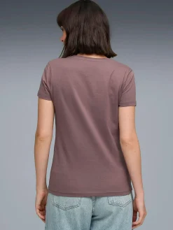 PUMA ess metallic tee logo w- Topper & Singlet·Topper