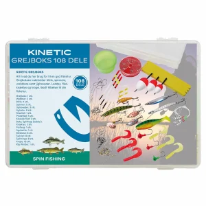 KINETIC fishingkit 108pcs- Tilbehør