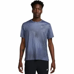 NIKE nk df miler prnt m- Løpeklær