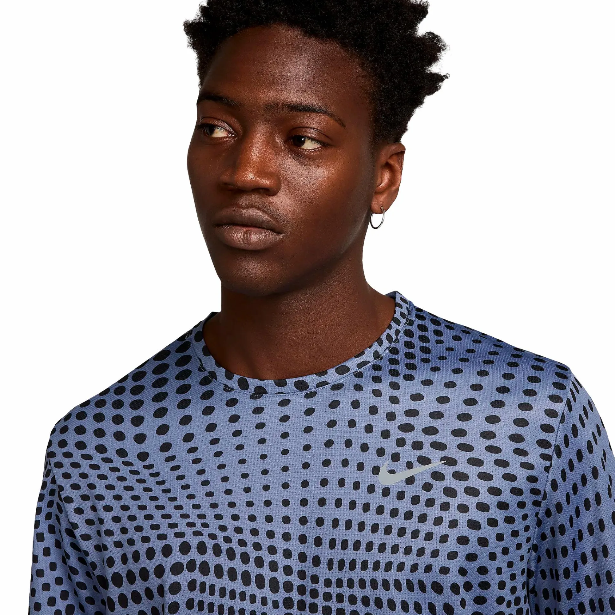NIKE nk df miler prnt m- Løpeklær