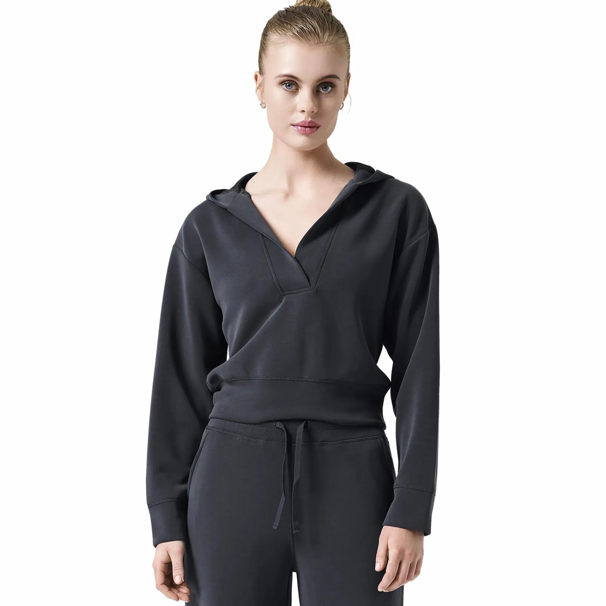 CASALL p v-neck hood w- Genser·Hettegensere|Treningsklær