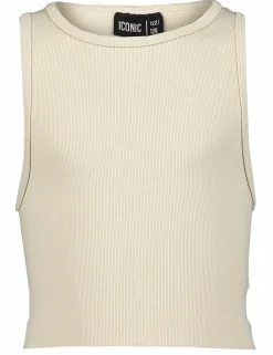 ICONIC rib crop top g jr- T-skjorter Og Singlet·Trenings-T-skjorter|Treningsklær