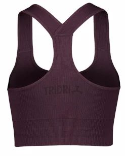 TRIDRI ribbed seamless bra w- Sports-bh|Treningsklær