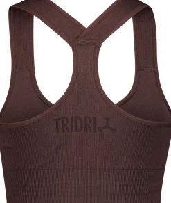 TRIDRI ribbed seamless bra w- Sports-bh|Treningsklær