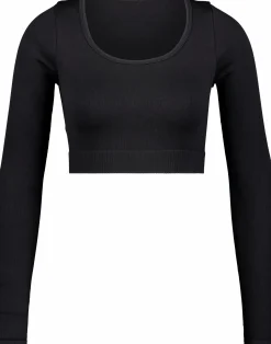 TRIDRI ribbed seamless cr ls w- Genser·Treningsgensere|Treningsklær