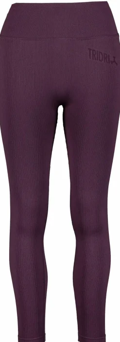 TRIDRI ribbed seamless tights w- Tights·Treningstights|Tights·Løpetights