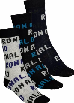 CR7 ronaldo socks 3p jr- Sokker·Bomullssokker