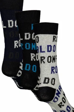 CR7 ronaldo socks 3p jr- Sokker·Bomullssokker
