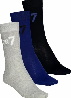 CR7 ronaldo socks 3p jr- Sokker·Bomullssokker