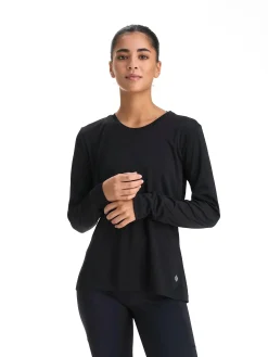 RONHILL run long sleeved tee w- Løpeklær