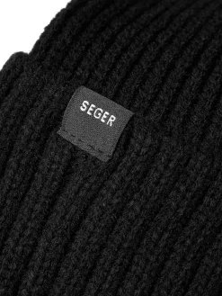 SEGER seg ribbed beanie w- Luer & Pannebånd|Luer & Pannebånd