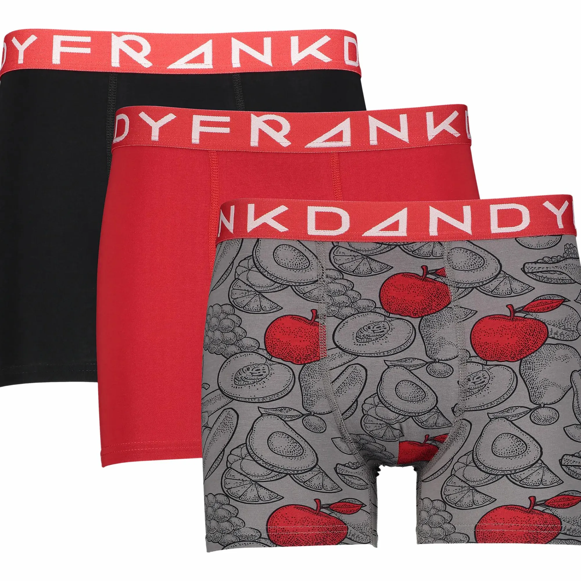 FRANK DANDY so 3-p boxer m- Basisplagg|Undertøy