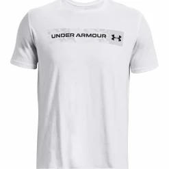 UNDER ARMOUR ua camo chest stripe ss-blk m- T-skjorter Og Singlet·T-skjorter