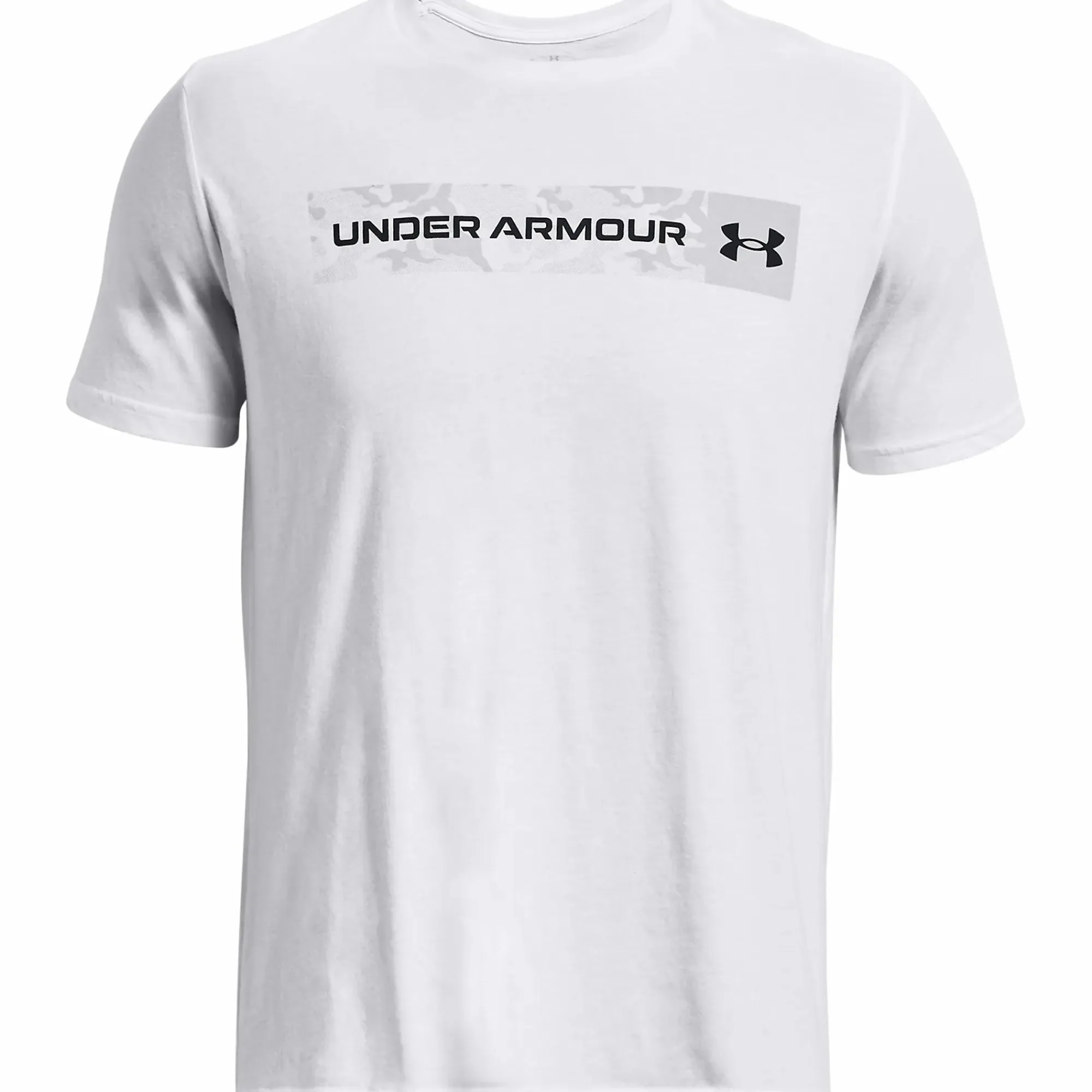 UNDER ARMOUR ua camo chest stripe ss-blk m- T-skjorter Og Singlet·T-skjorter