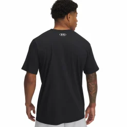 UNDER ARMOUR ua camo chest stripe ss-blk m- T-skjorter Og Singlet·T-skjorter