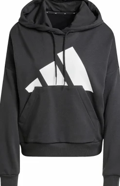 ADIDAS w big logo ft hood- Genser·Hettegensere