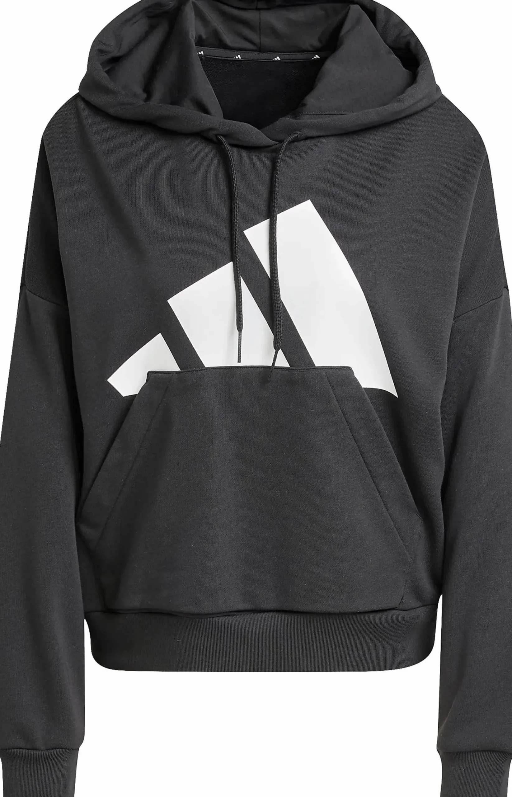 ADIDAS w big logo ft hood- Genser·Hettegensere