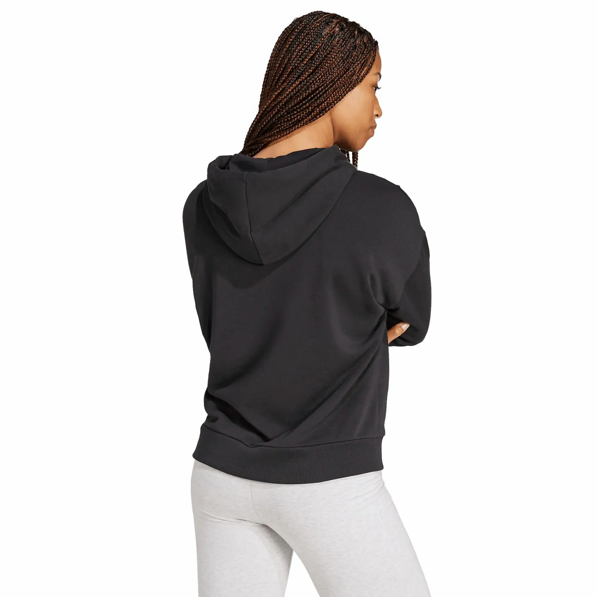ADIDAS w small logo ft hoodie- Genser·Hettegensere