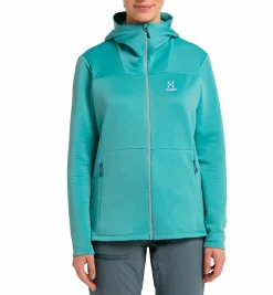 HAGLÖFS willow mid hood women- Genser·Treningsgensere|Friluftsklær