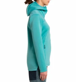 HAGLÖFS willow mid hood women- Genser·Treningsgensere|Friluftsklær