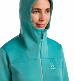 HAGLÖFS willow mid hood women- Genser·Treningsgensere|Friluftsklær